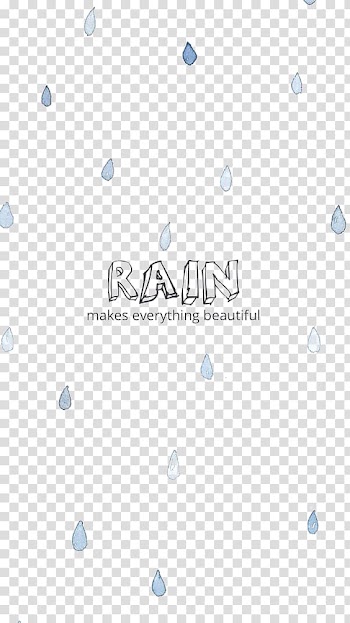 Rain quote , Watercolor painting Art, Raindrops English WordArt transparent background PNG clipart