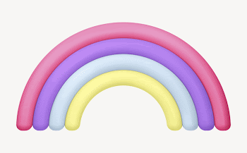Rainbow, 3D rendering design | Free Photo - rawpixel