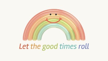 Rainbow aesthetic banner template, good | Free Vector Template - rawpixel