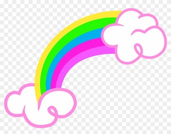 Rainbow And Clouds - Rainbow Dash Cutie Mark