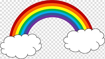 Rainbow animated illustration, Rainbow Drawing ROYGBIV , Rainbow transparent background PNG clipart