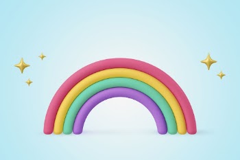 Rainbow background, 3d birthday graphic | Free Photo - rawpixel