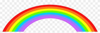 Rainbow Background Clip Art Vectors Download Free Vector - Rainbow Png