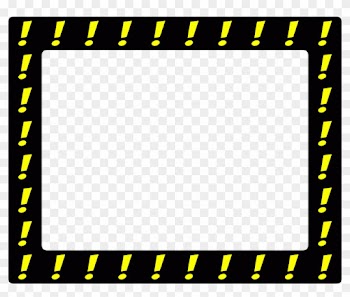 Rainbow Border Clipart 20, Buy Clip Art - Exclamation Point Border