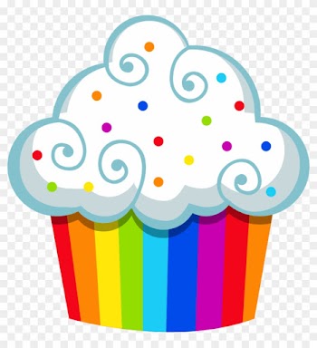 Rainbow Cake Clipart Cupcakes Cupcake Clip Art Pinterest - Rainbow Cupcake Clipart
