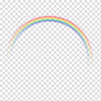 Rainbow Circle, rainbow transparent background PNG clipart