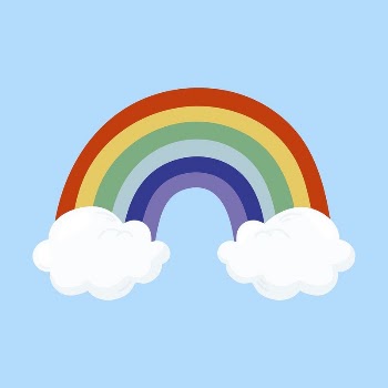Rainbow clipart, cute cartoon illustration | Free PSD Illustration - rawpixel