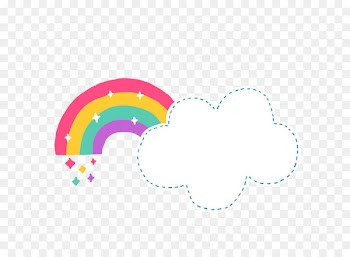 Rainbow Cloud Document file format Cartoon - Cartoon cute clouds rainbow 