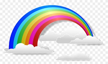 Rainbow Cloud Iridescence Euclidean Vector - Vector Rainbow Png