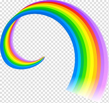 Rainbow Color , unicorn birthday transparent background PNG clipart
