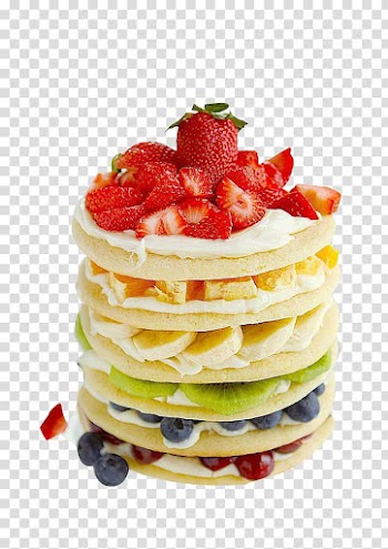 Rainbow cookie Fruitcake Pancake Layer cake Cupcake, fruit cake transparent background PNG clipart