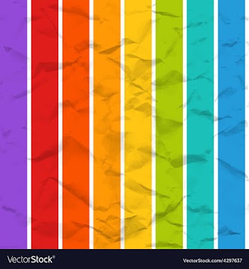  					Rainbow crumpled paper seamless pattern vector image														