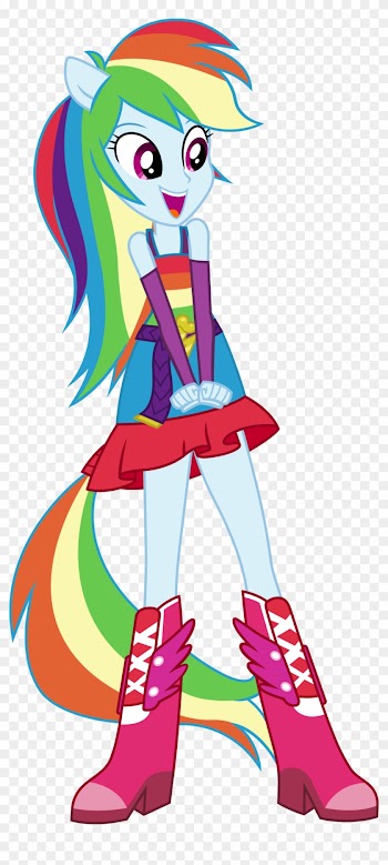 Rainbow Dash Dance Vector Update V2 By Icantunloveyou - Equestria Girls Rainbow Dash