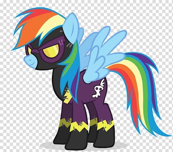 Rainbow Dash Halloween, multicolored pony illustration transparent background PNG clipart