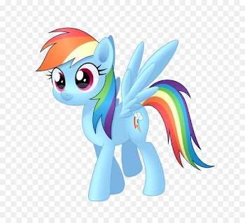 Rainbow Dash Horse Animated cartoon Hasbro - rainbowdash flag 
