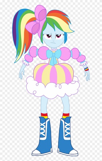 Rainbow Dash Human Equestria Girls Dress - Rainbow Dash Dress Equestria Girls