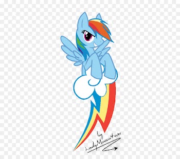 Rainbow Dash Illustration Drawing Fluttershy Cutie Mark Crusaders - figo vector 