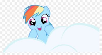 Rainbow Dash In The Clouds By Pinkaminadianepie3 - Little Pony Friendship Is Magic