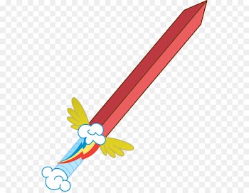 Rainbow Dash My Little Pony Collectible Card Game Sword - Sword 
