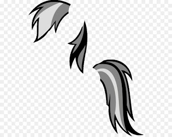 Rainbow Dash My Little Pony Horse Hair - rainbow hair 