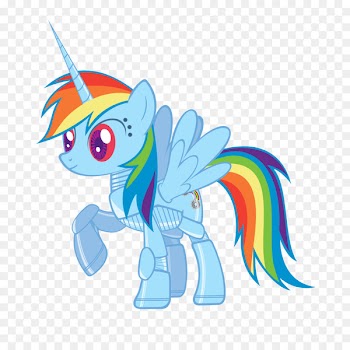 Rainbow Dash Pinkie Pie Robot Unicorn Attack Twilight Sparkle Pony - unicorn horn 