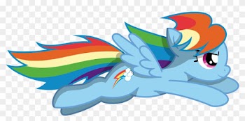 Rainbow Dash Pony Drawing Flight - Draw Rainbow Dash Flying