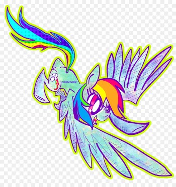 Rainbow Dash Pony Fluttershy Rarity Princess Luna - rainbowdash flag 