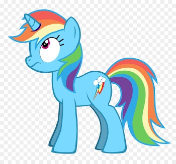 Rainbow Dash Pony Rarity Twilight Sparkle Pinkie Pie - unicorn horn 