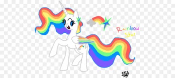 Rainbow Dash Pony Winged unicorn DeviantArt - Rainbow stars 