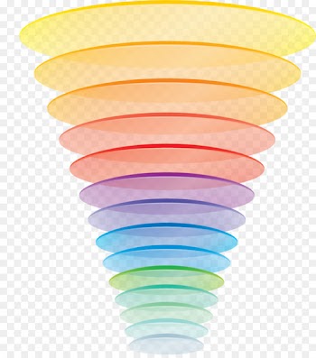 Rainbow Dash Pyramid Clip art - Rainbow upside down Pyramid 