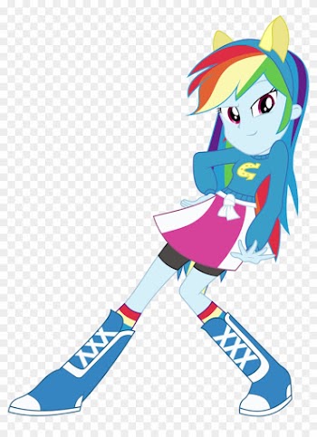 Rainbow Dash - Rainbow Dash Equestria Girls Png