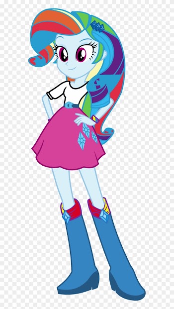 Rainbow Dash Rarity By Iamsheila - Mlp Equestria Girls Rarity