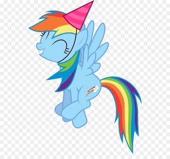 Rainbow Dash Rarity Party hat Birthday Clip art - Picture Of Party Hat 