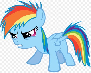 Rainbow Dash Twilight Sparkle Filly Pony - hovering vector 