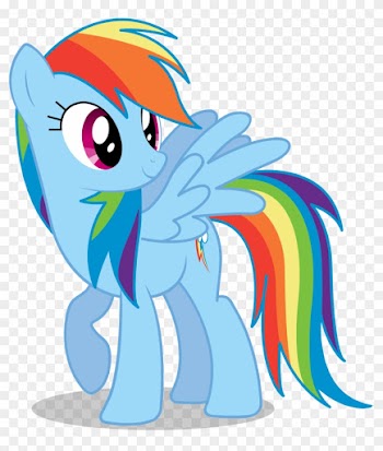 Rainbow Dash Vector - My Little Pony Rainbow Dash