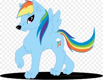 Rainbow Dash Wolf Pinkie Pie Rarity Twilight Sparkle - wolf 