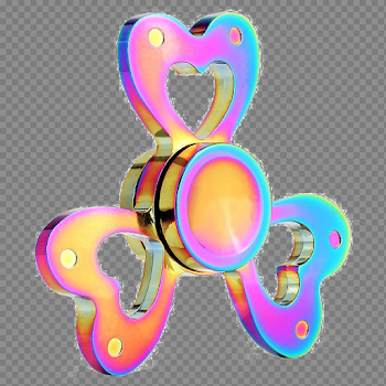 Rainbow Fidget Spinner Download PNG Image