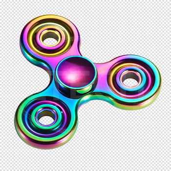 Rainbow Fidget Spinner PNG Picture