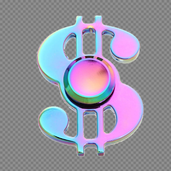 Rainbow Fidget Spinner PNG Transparent Image