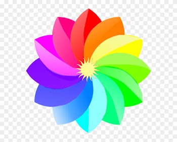 Rainbow Flower Clipart