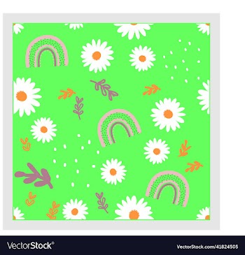 rainbow flowers spring time