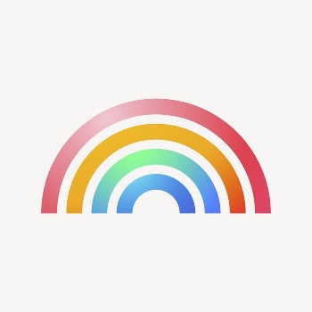 Rainbow icon, aesthetic gradient design | Free Icons - rawpixel