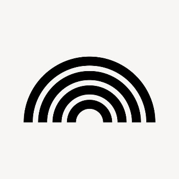 Rainbow icon, flat graphic vector | Free Icons - rawpixel