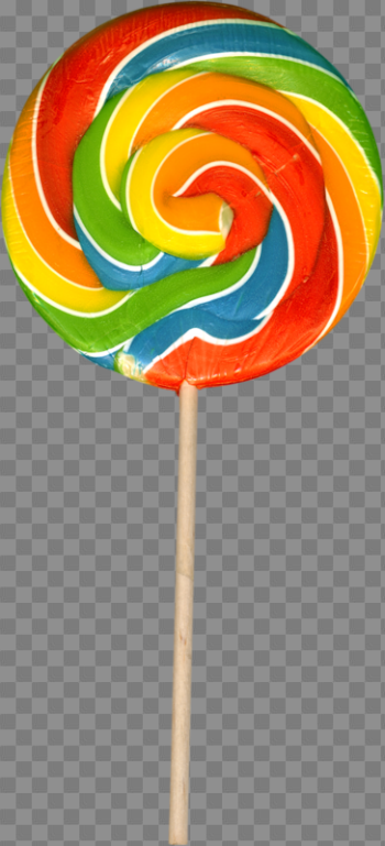 Rainbow Lollipop PNG High-Quality Image