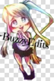Rainbow Long Haired Anime Girl transparent background PNG clipart