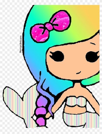 Rainbow Mermaid Instgram Chibi Girl Png By Narrysunicorn - Mermaid Girl Chibi