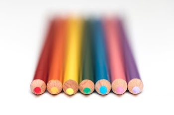 Rainbow Of Pencils