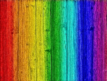 Rainbow on wood - Background 