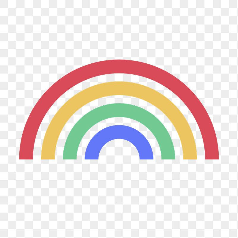 Rainbow png icon sticker, flat | Free Icons - rawpixel