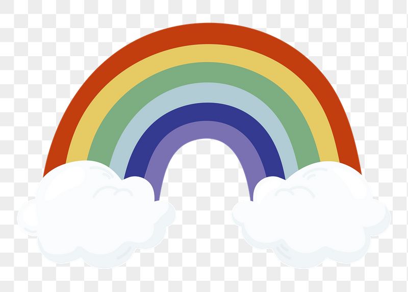Rainbow png sticker, cute illustration, | Free PNG Illustration - rawpixel